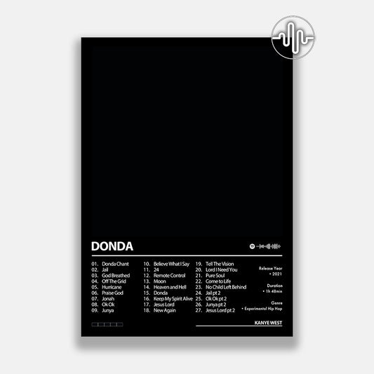 Kanye West - Donda | Affiche de couverture d'album numérique