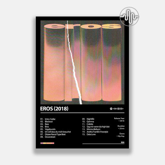 RIN - EROS (2018) | Affiche de couverture de l'album