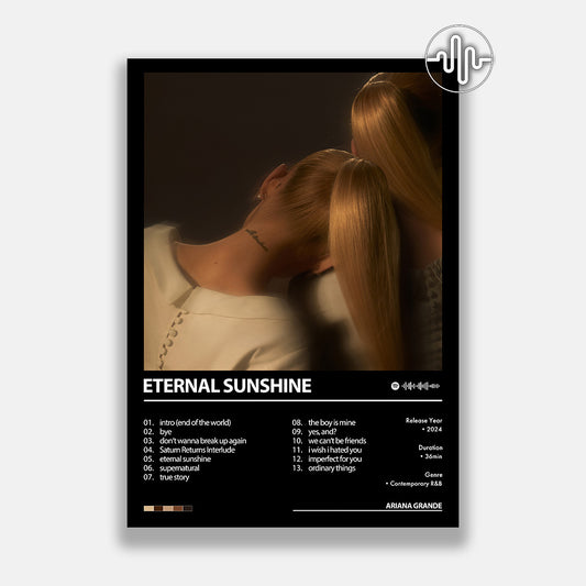 Ariana Grande - eternal sunshine | Affiche de couverture d'album numérique