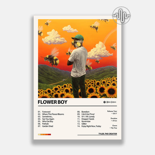 Tyler, The Creator - Flower Boy | Affiche de couverture de l'album