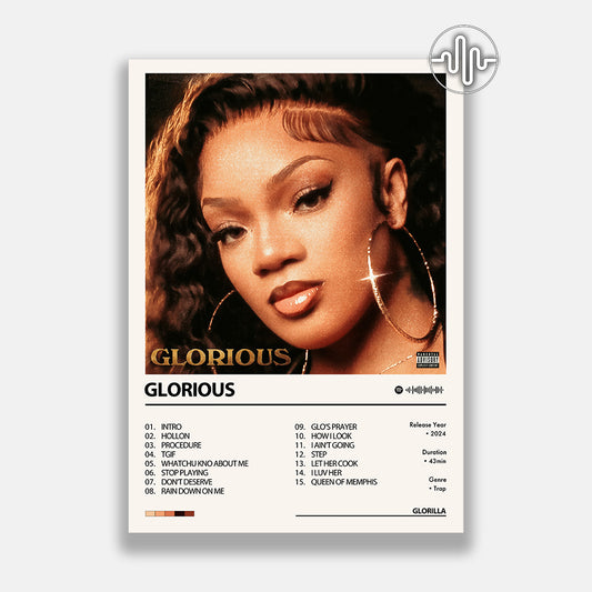 GloRilla - GLORIOUS | Affiche de couverture de l'album