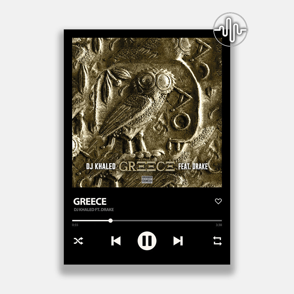 DJ Khaled & Drake - GREECE | Affiche de chanson numérique