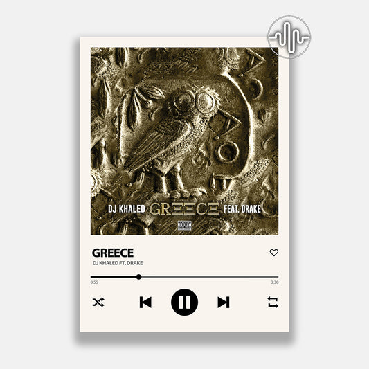 DJ Khaled & Drake - GREECE | Affiche de chanson numérique