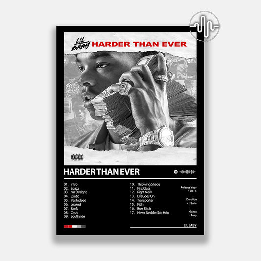 Lil Baby - Harder Than Ever | Affiche de couverture de l'album