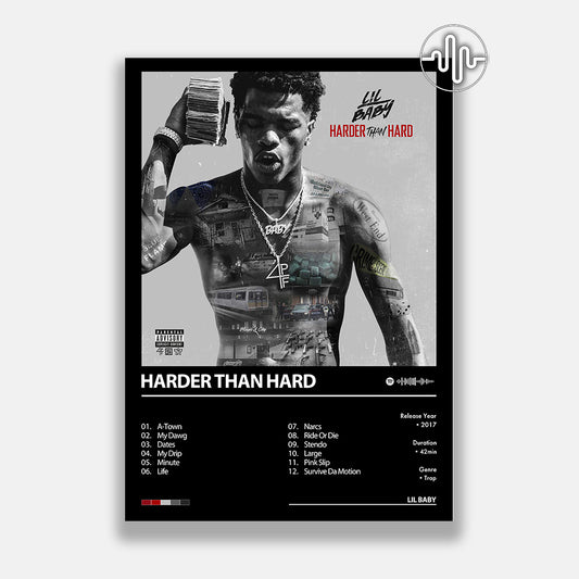 Lil Baby - Harder Than Hard | Affiche de couverture de l'album