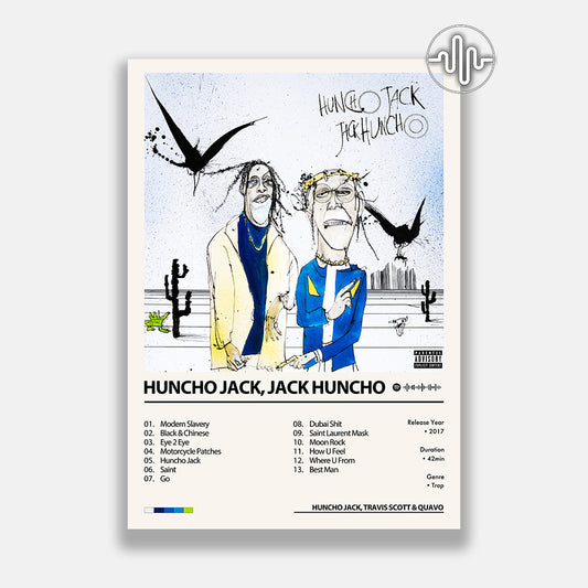 Travis Scott - Huncho Jack, Jack Huncho | Affiche de couverture d'album numérique