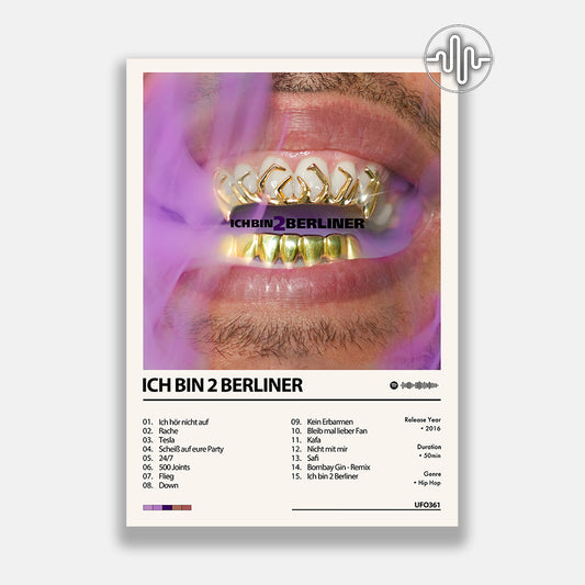 UFO361 - Ich bin 2 Berliner | Album Cover Poster