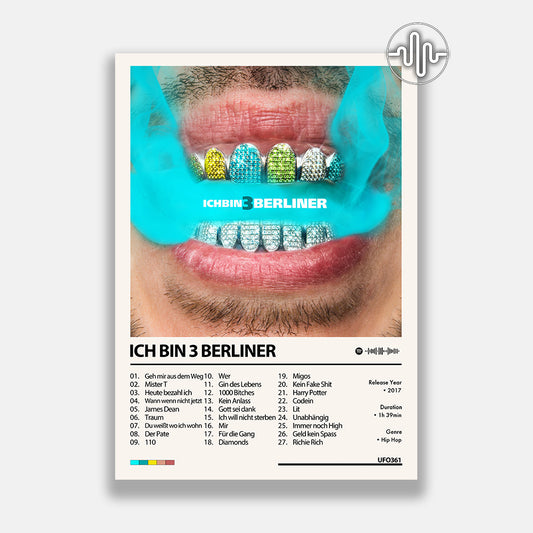 UFO361 - Ich bin 3 Berliner | Album Cover Poster