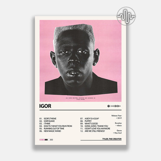 Tyler, The Creator - IGOR | Affiche de couverture de l'album