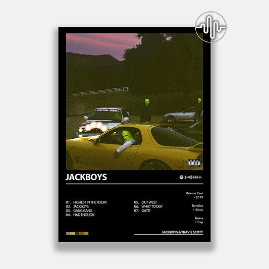 JACKBOYS & Travis Scott - JACKBOYS | Affiche de couverture d'album numérique