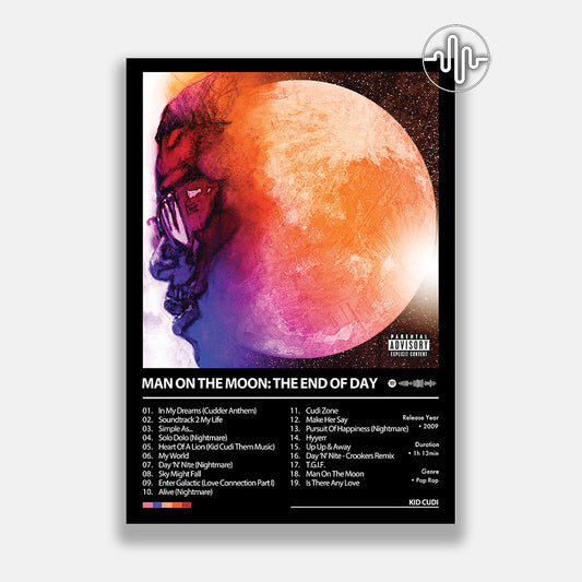 Kid Cudi - Man On The Moon: The End Of Day | Affiche de couverture de l'album