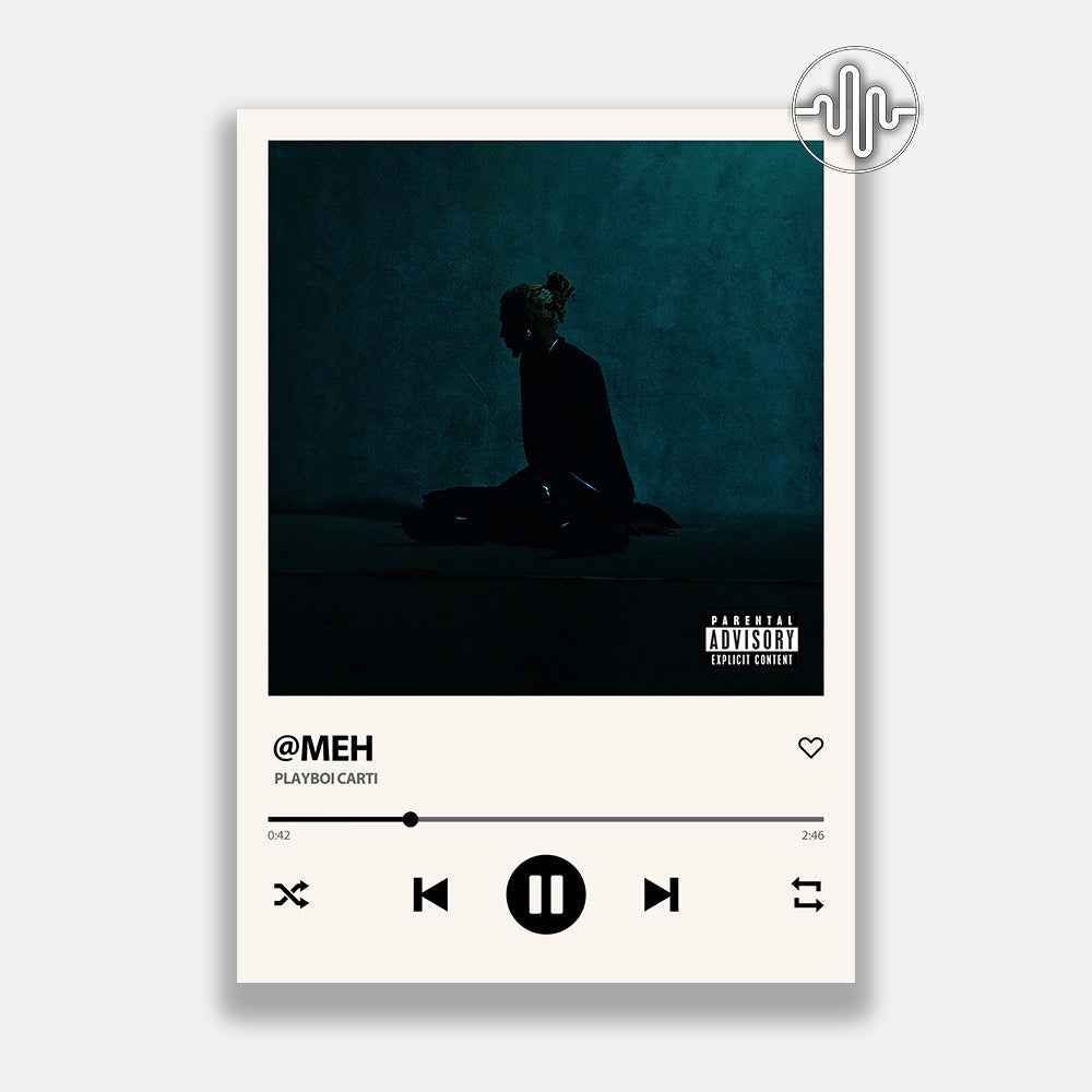 Playboi Carti - @MEH | Affiche de chanson numérique
