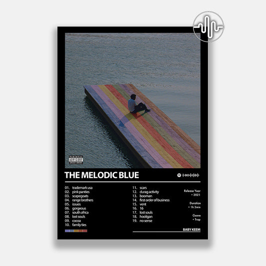 Baby Keem - The Melodic Blue | Affiche de couverture d'album numérique