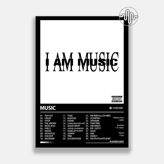 Playboi Carti - MUSIC | Affiche de couverture d'album numérique