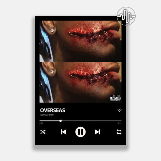 Ken Carson - overseas | Affiche de chanson numérique