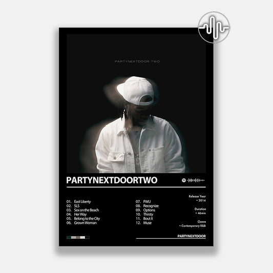 PARTYNEXTDOOR - PARTYNEXTDOORTWO | affiche de couverture d'album