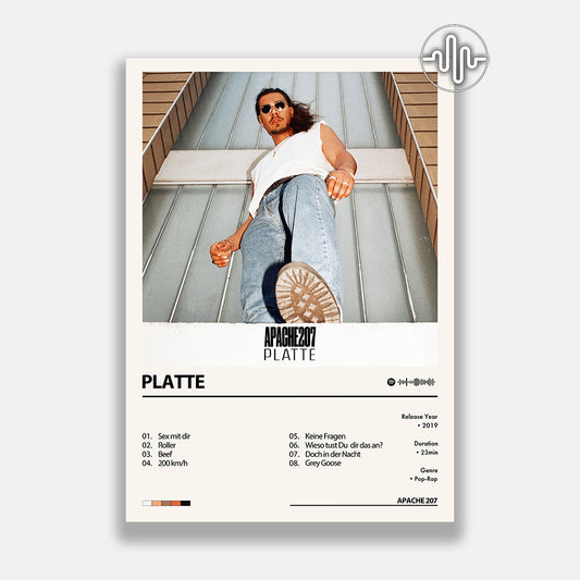 Apache 207 - Platte | Affiche de couverture d'album numérique