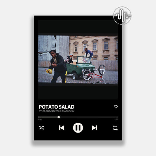 Tyler, The Creator & A$AP Rocky - Potato Salad | Affiche de chanson numérique