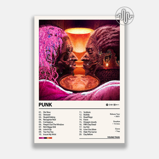 Young Thug - Punk | Album cover poster