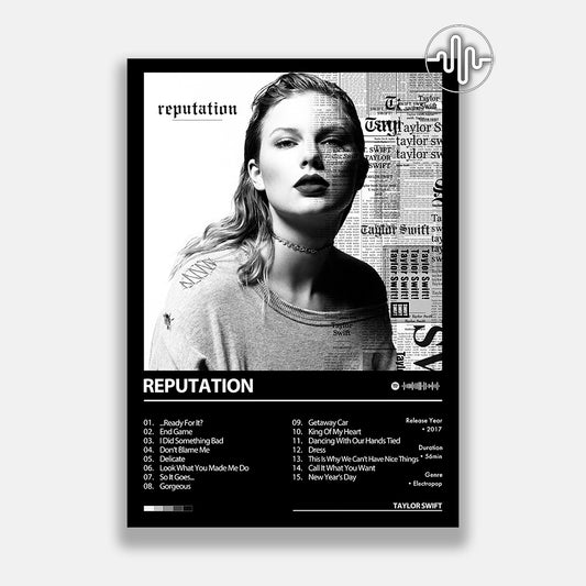 Taylor Swift - reputation | Affiche de couverture de l'album