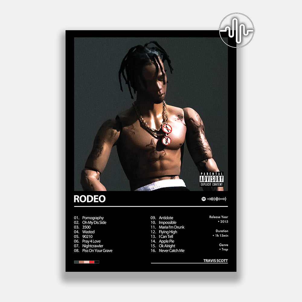 Travis Scott - Rodeo | Affiche de couverture d'album numérique