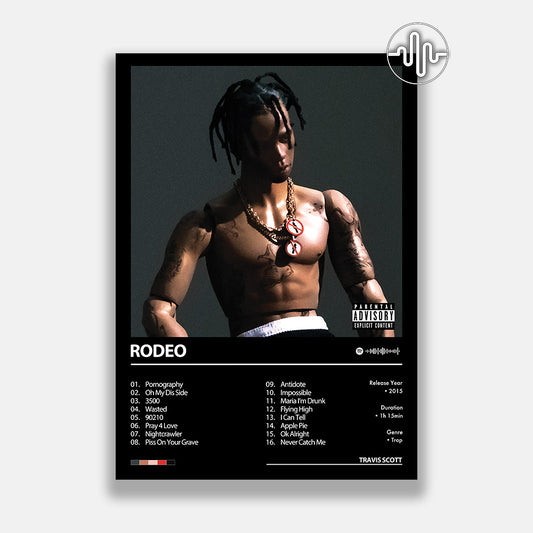 Travis Scott - Rodeo | Affiche de couverture d'album numérique