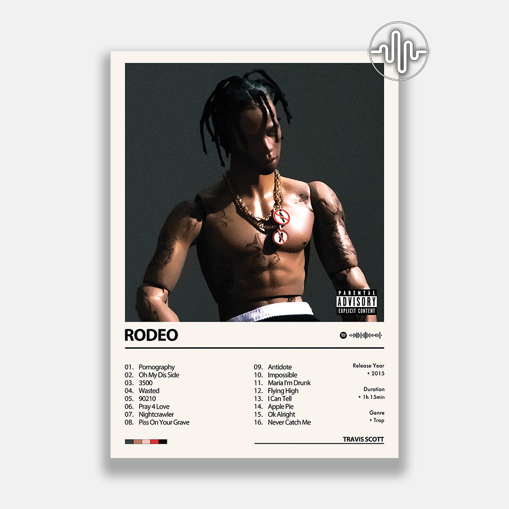 Travis Scott - Rodeo | Affiche de couverture d'album numérique