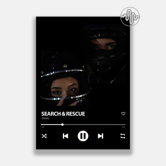 Drake - Search & Rescue | Affiche de chanson numérique