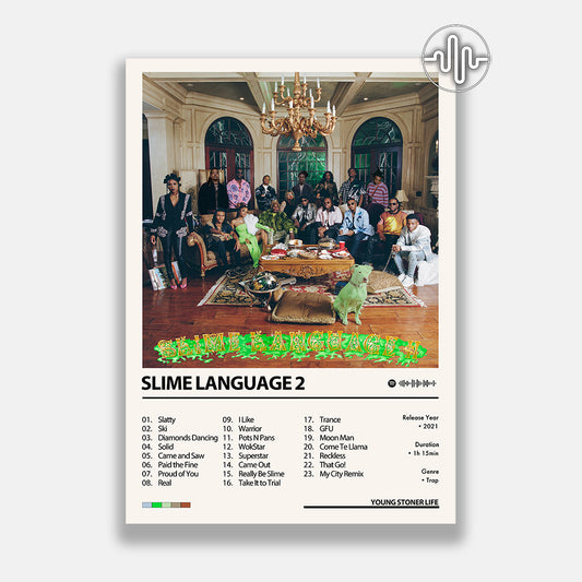 Young Stoner Life, Young Thug & Gunna - Slime Language 2 | Album cover poster