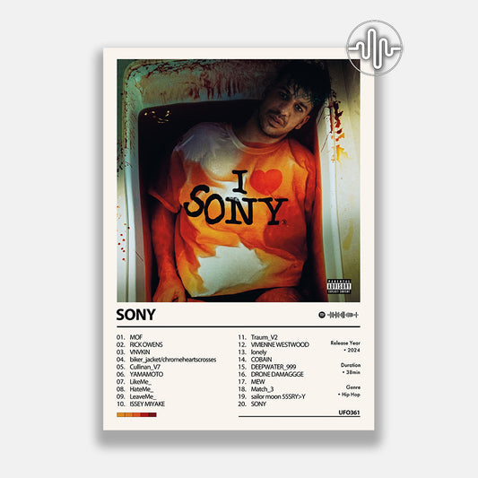 UFO361 - SONY | Album cover poster