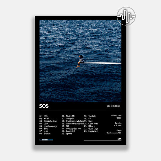 SZA - SOS | Affiche de couverture de l'album