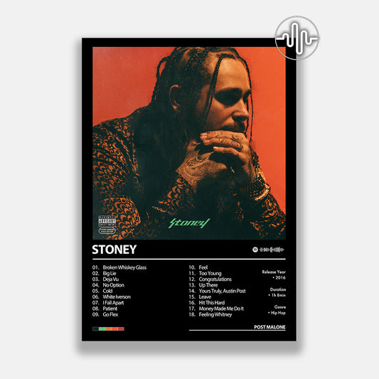 Post Malone - Stoney | Affiche de couverture de l'album