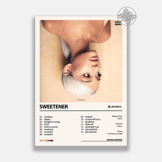 Ariana Grande - Sweetener | Affiche de couverture d'album numérique
