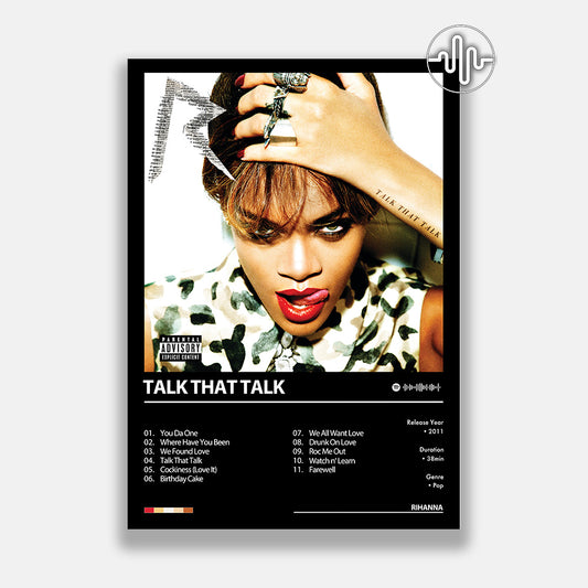 Rihanna - Talk That Talk | Affiche de couverture de l'album