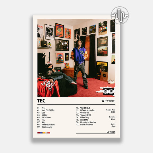 Lil Tecca - TEC | Affiche de couverture de l'album