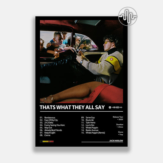 Jack Harlow - Thats What They All Say | Affiche de couverture de l'album