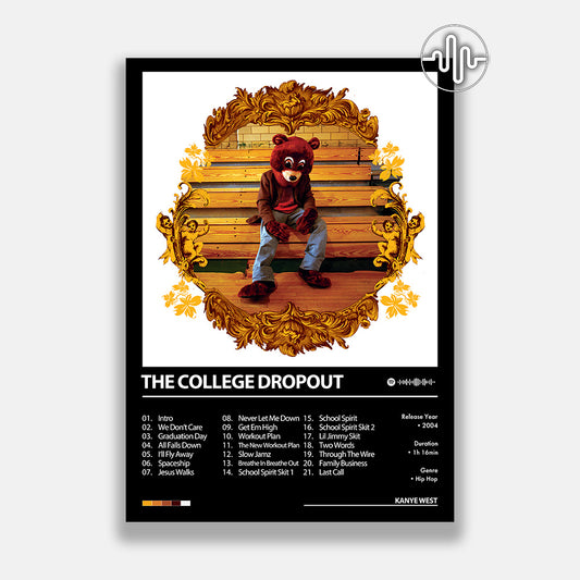 Kanye West - The College Dropout | Album cover poster