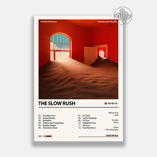 Tame Impala - The Slow Rush | Affiche de couverture de l'album
