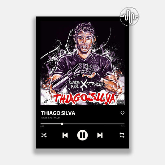 Dave & AJ Tracey - Thiago Silva | Affiche de chanson numérique