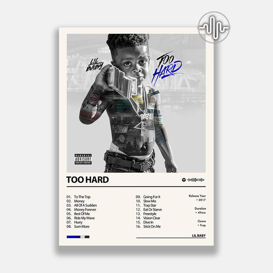 Lil Baby - Too Hard | Affiche de couverture de l'album