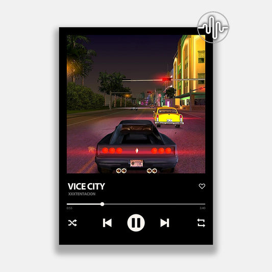 XXXTENTACION - vice city | Affiche de chanson numérique