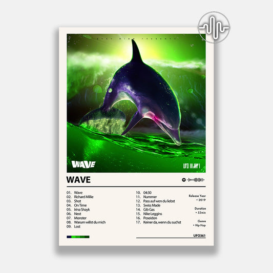 UFO361 - WAVE | Album cover poster