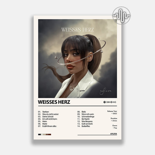 AYLIVA - Weisses Herz | Affiche de couverture de l'album