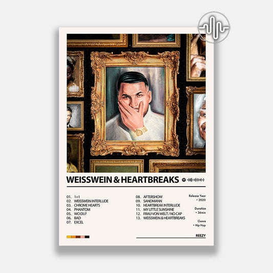 reezy - WEISSWEIN & HEARTBREAKS | Affiche de couverture de l'album