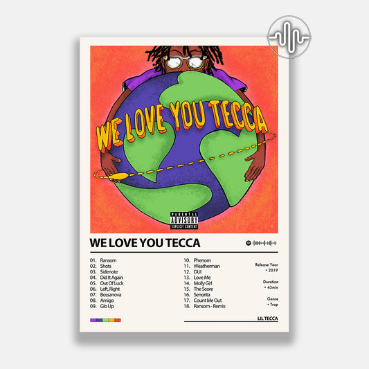 Lil Tecca - We Love You Tecca | Affiche de couverture de l'album