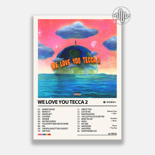 Lil Tecca - We Love You Tecca 2 | Affiche de couverture de l'album