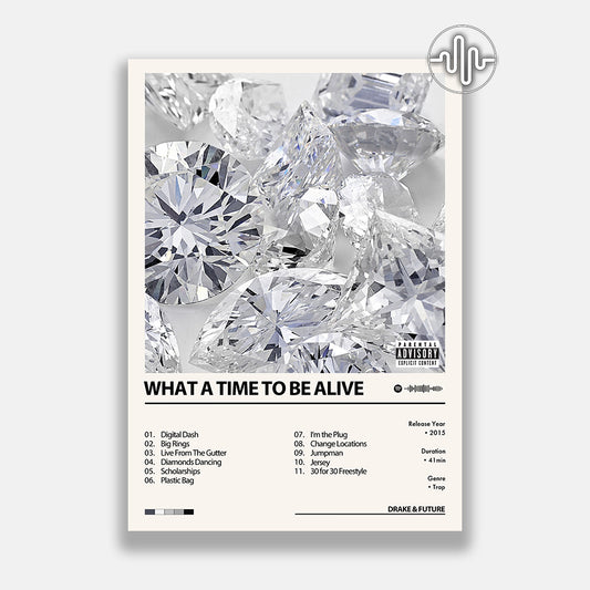 Drake & Future - What A Time To Be Alive | Affiche de couverture de l'album