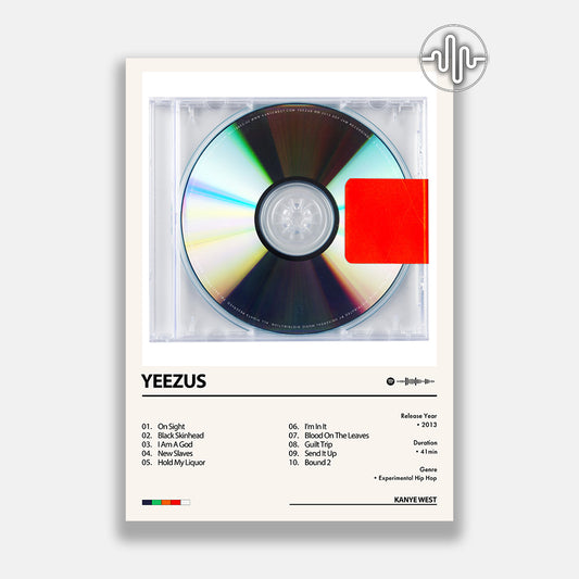 Kanye West - Yeezus | Affiche de couverture d'album numérique