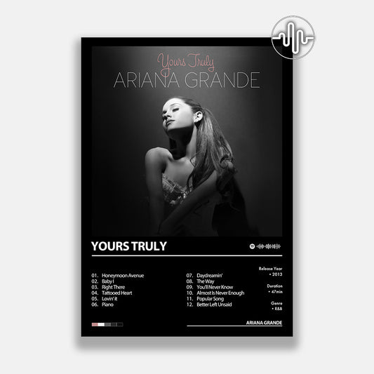 Ariana Grande - Yours Truly | Affiche de couverture d'album numérique